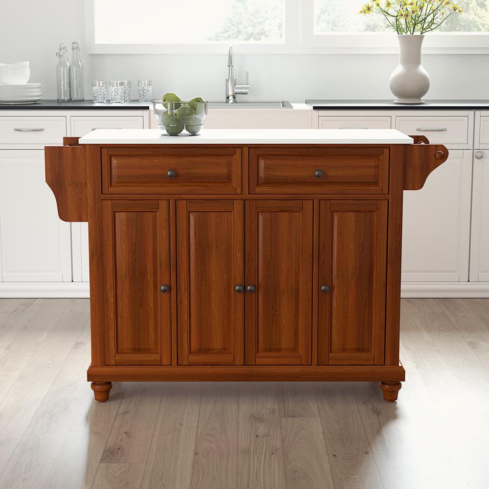 Cambridge Stone Top Full Size Kitchen Island/Cart. Picture 3