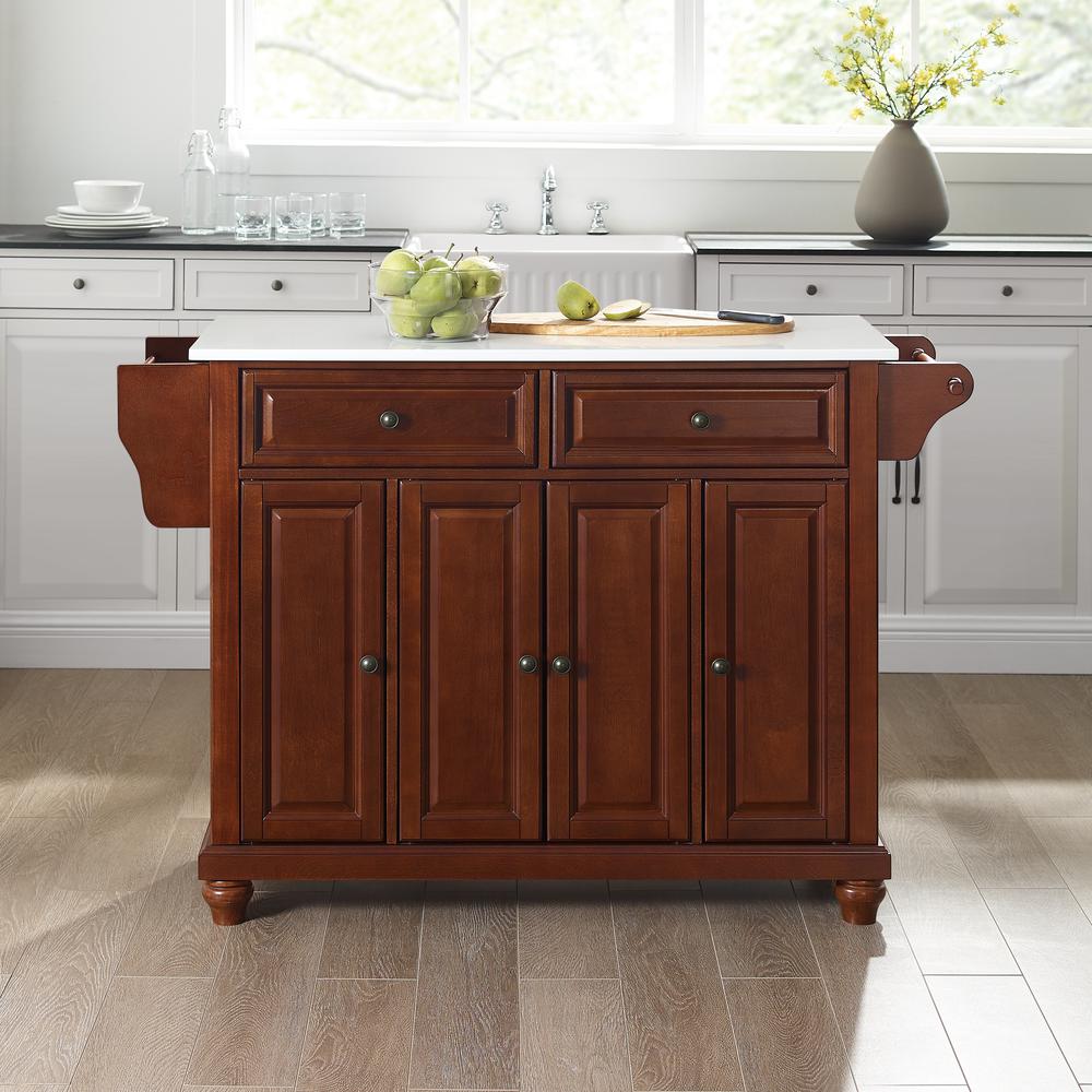 Cambridge Stone Top Full Size Kitchen Island/Cart. Picture 4