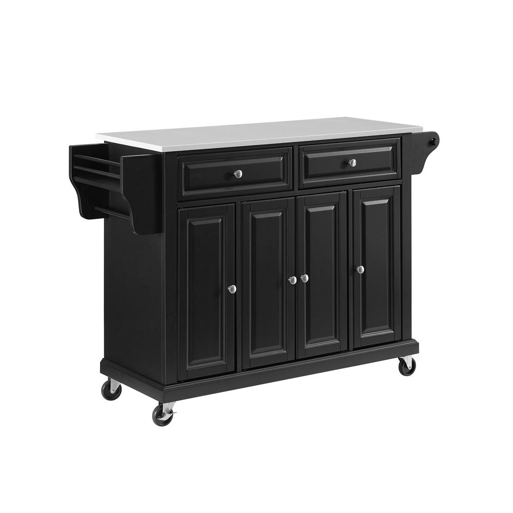 Full Size Stone Top Kitchen Cart. Picture 1