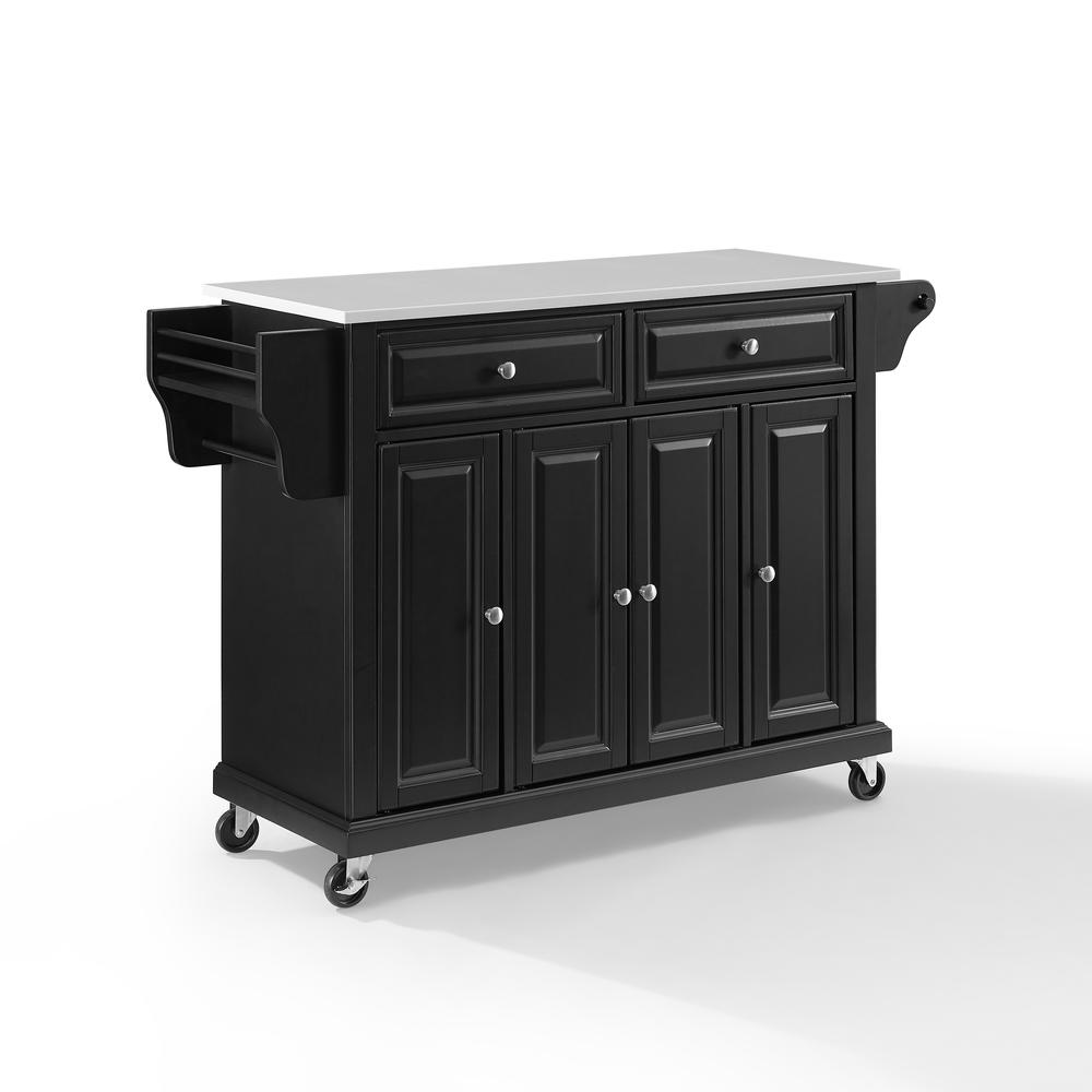 Full Size Stone Top Kitchen Cart. Picture 2