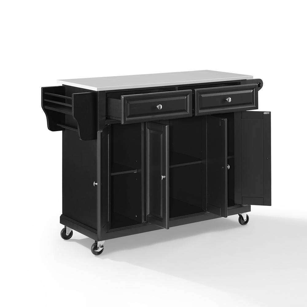 Full Size Stone Top Kitchen Cart. Picture 4