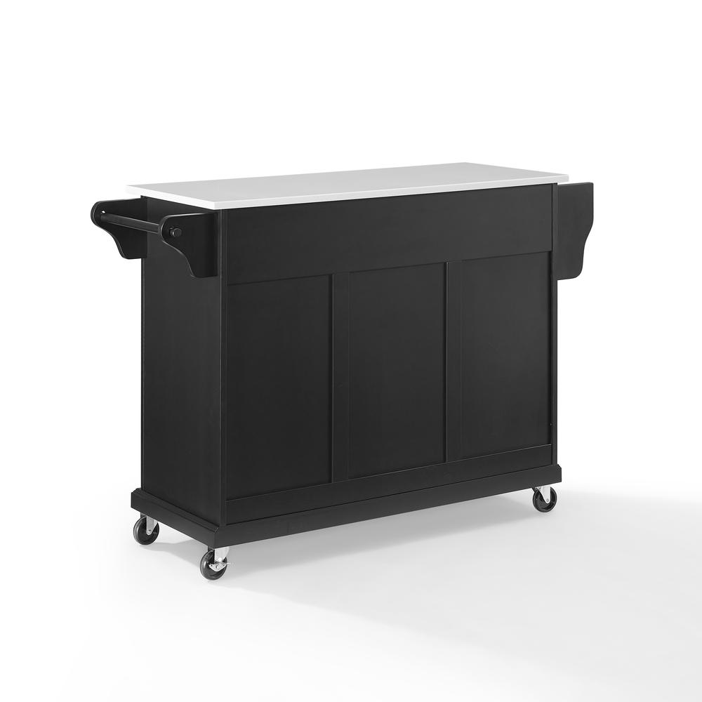 Full Size Stone Top Kitchen Cart. Picture 5