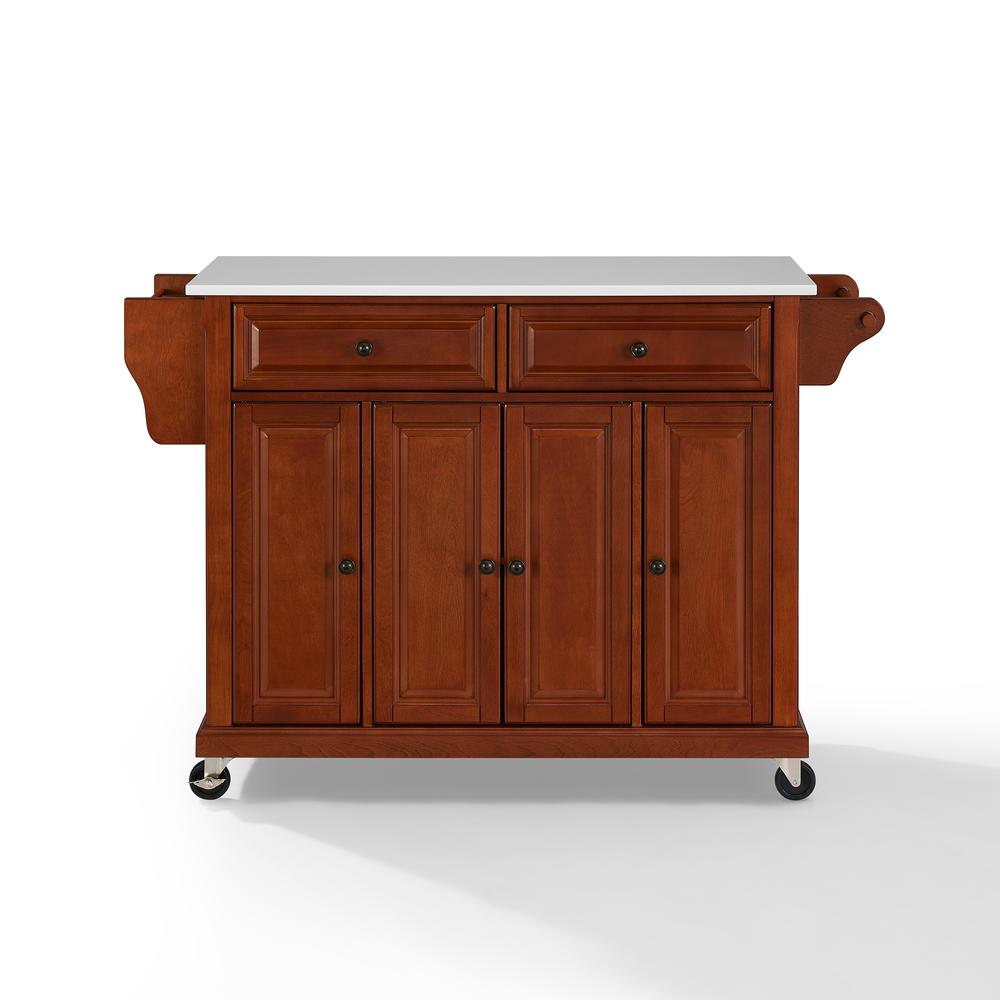 Full Size Stone Top Kitchen Cart. Picture 3