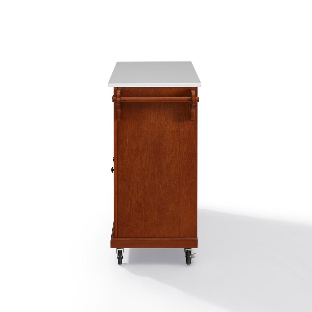 Full Size Stone Top Kitchen Cart. Picture 7