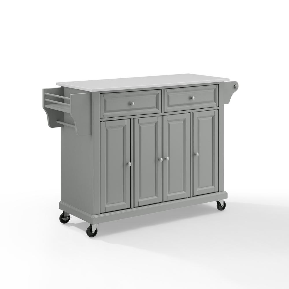 Full Size Stone Top Kitchen Cart. Picture 7