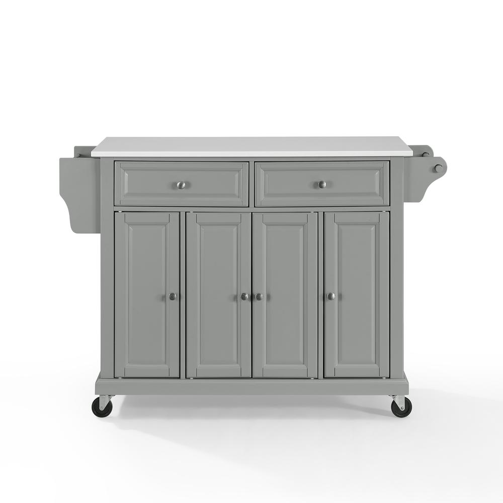 Full Size Stone Top Kitchen Cart. Picture 8