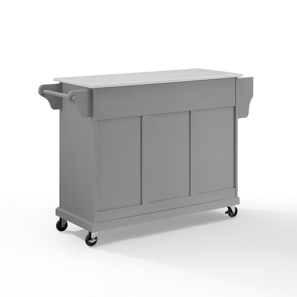 Full Size Stone Top Kitchen Cart. Picture 10