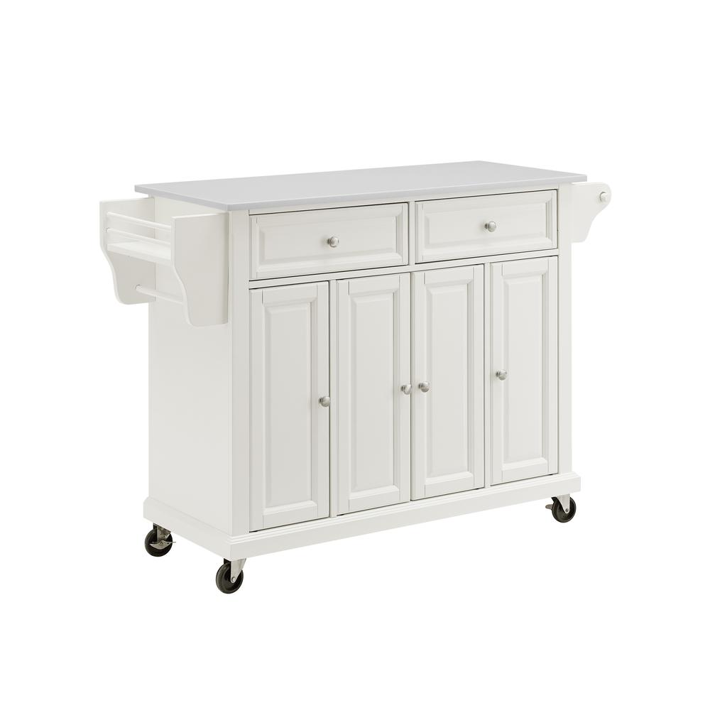 Full Size Stone Top Kitchen Cart. Picture 1