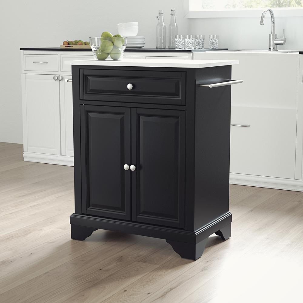 Lafayette Stone Top Portable Kitchen Island/Cart. Picture 3
