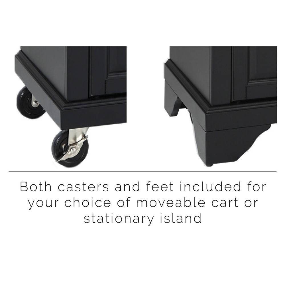 Lafayette Stone Top Portable Kitchen Island/Cart. Picture 8