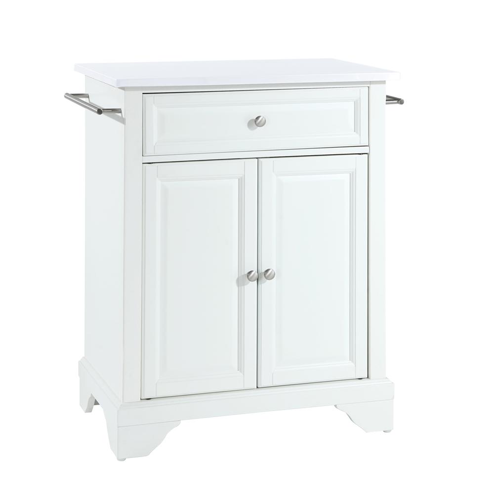 Lafayette Stone Top Portable Kitchen Island/Cart. Picture 1
