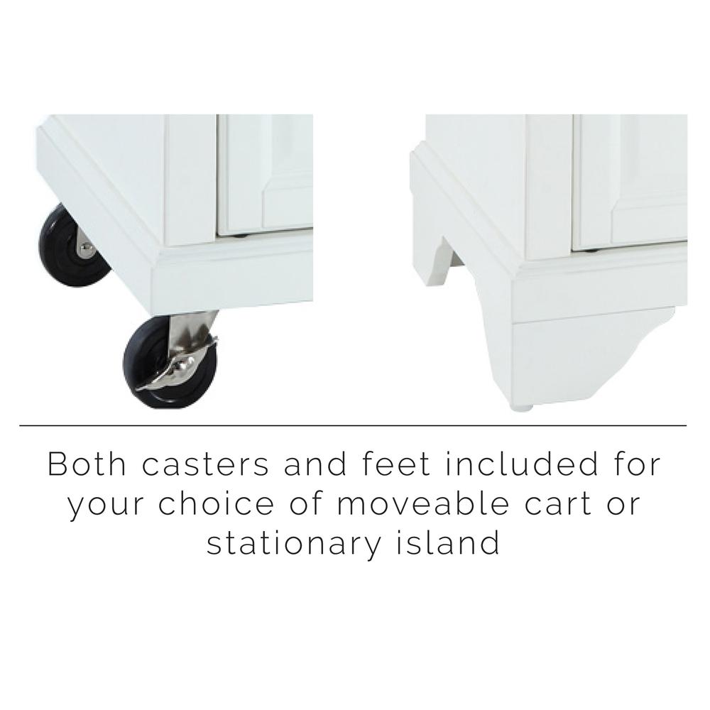 Lafayette Stone Top Portable Kitchen Island/Cart. Picture 8