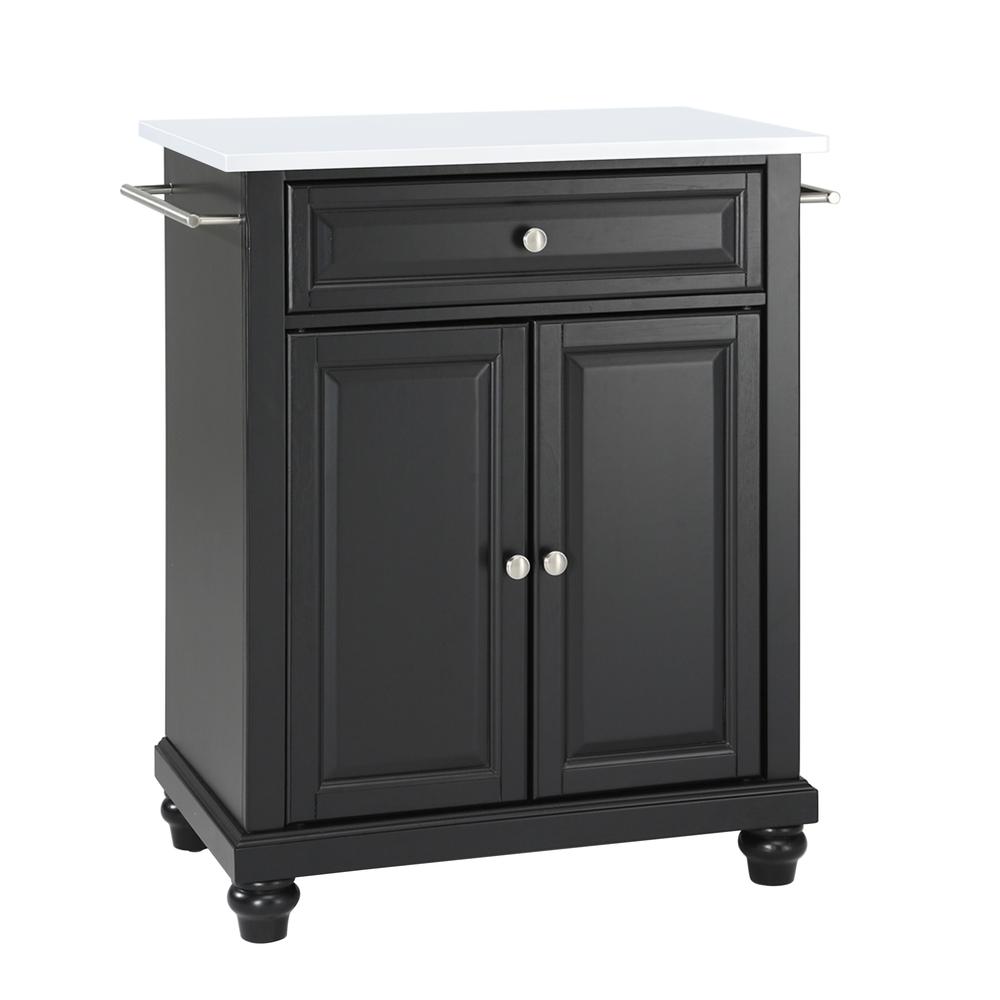 Cambridge Stone Top Portable Kitchen Island/Cart. Picture 1