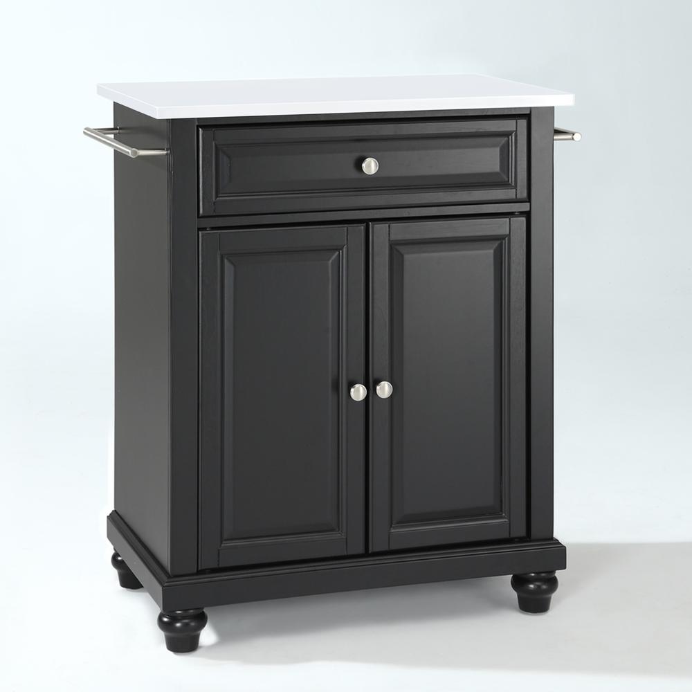 Cambridge Stone Top Portable Kitchen Island/Cart. Picture 8