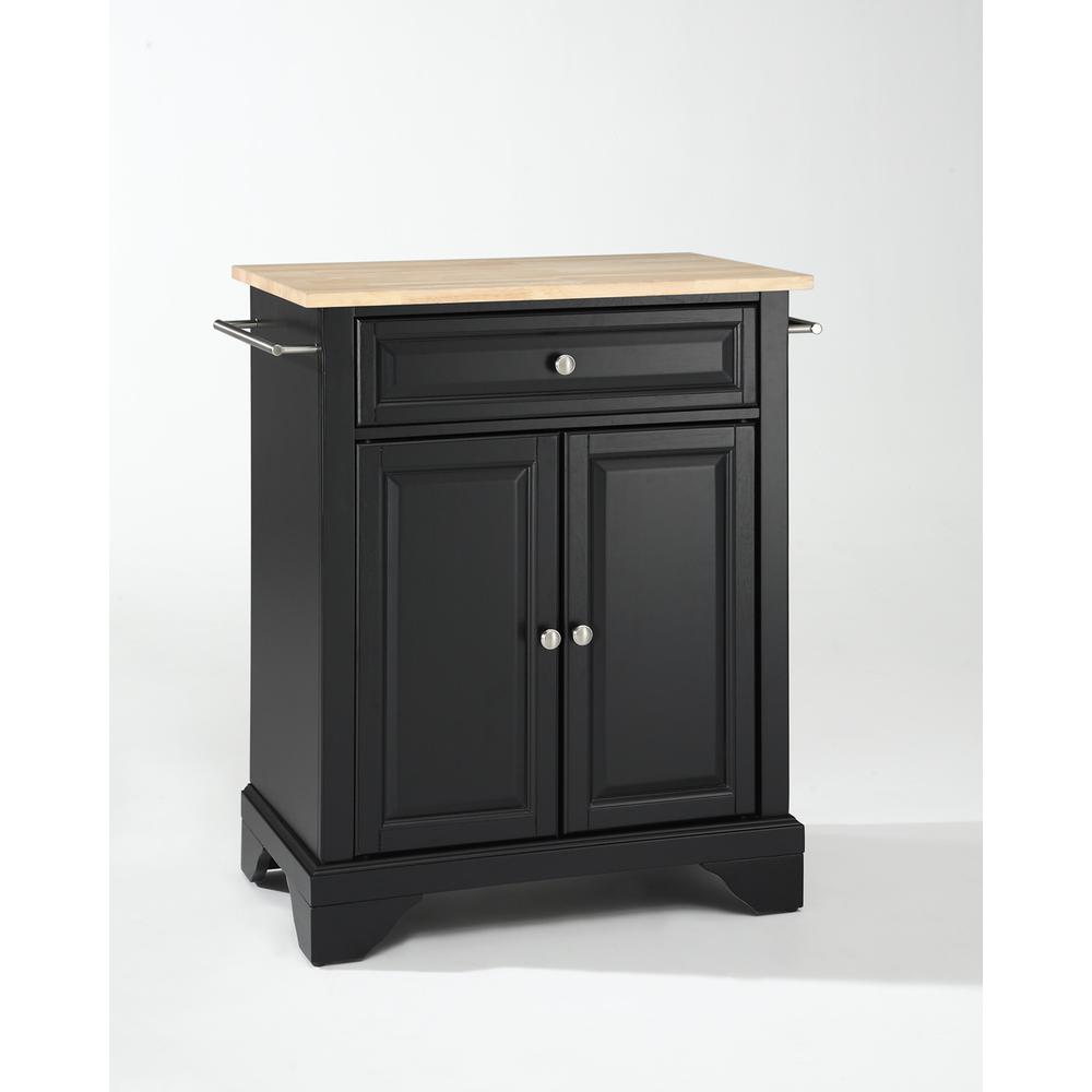 Lafayette Wood Top Portable Kitchen Island/Cart. Picture 1