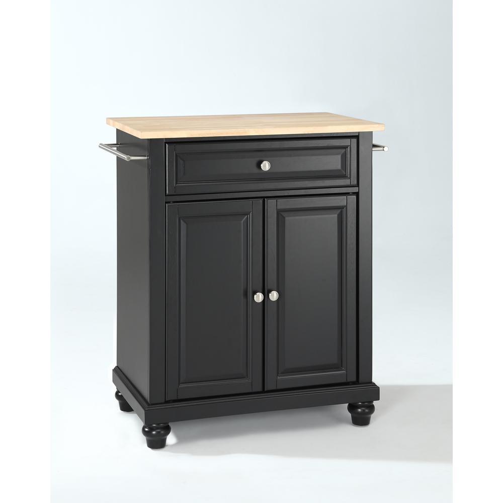 Cambridge Wood Top Portable Kitchen Island/Cart. Picture 1