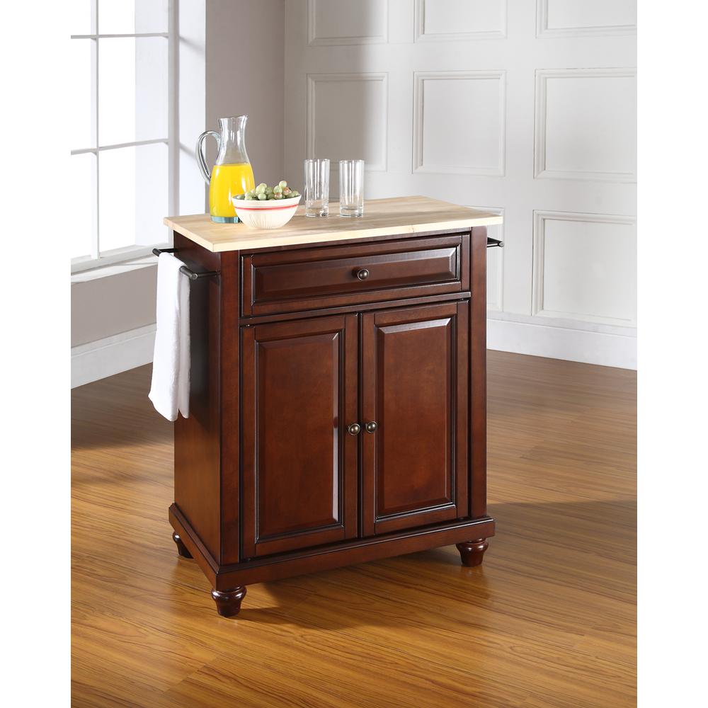 Cambridge Wood Top Portable Kitchen Island/Cart. Picture 2