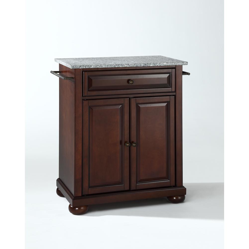 Alexandria Granite Top Portable Kitchen Island/Cart. Picture 1