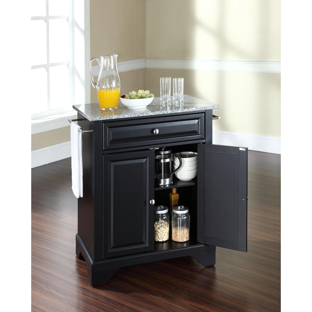 Lafayette Granite Top Portable Kitchen Island/Cart. Picture 3