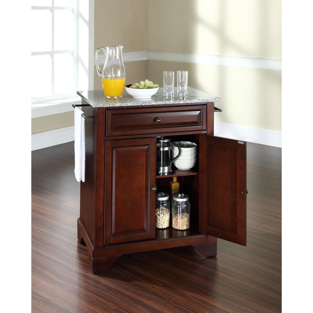 Lafayette Granite Top Portable Kitchen Island/Cart. Picture 3