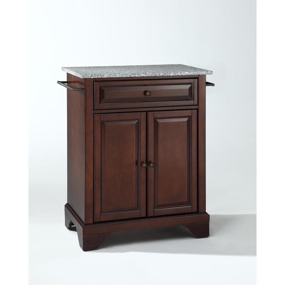 Lafayette Granite Top Portable Kitchen Island/Cart. Picture 1