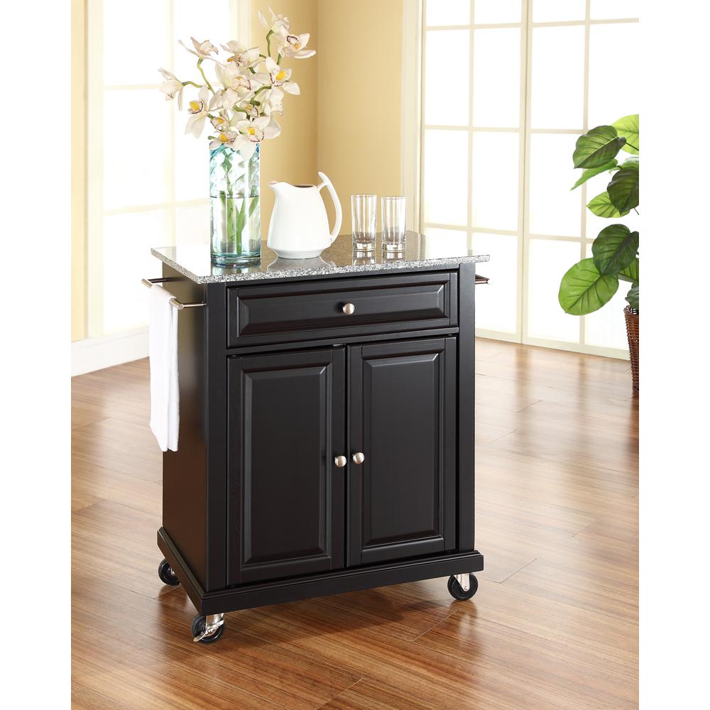 Compact Granite Top Kitchen Cart. Picture 2