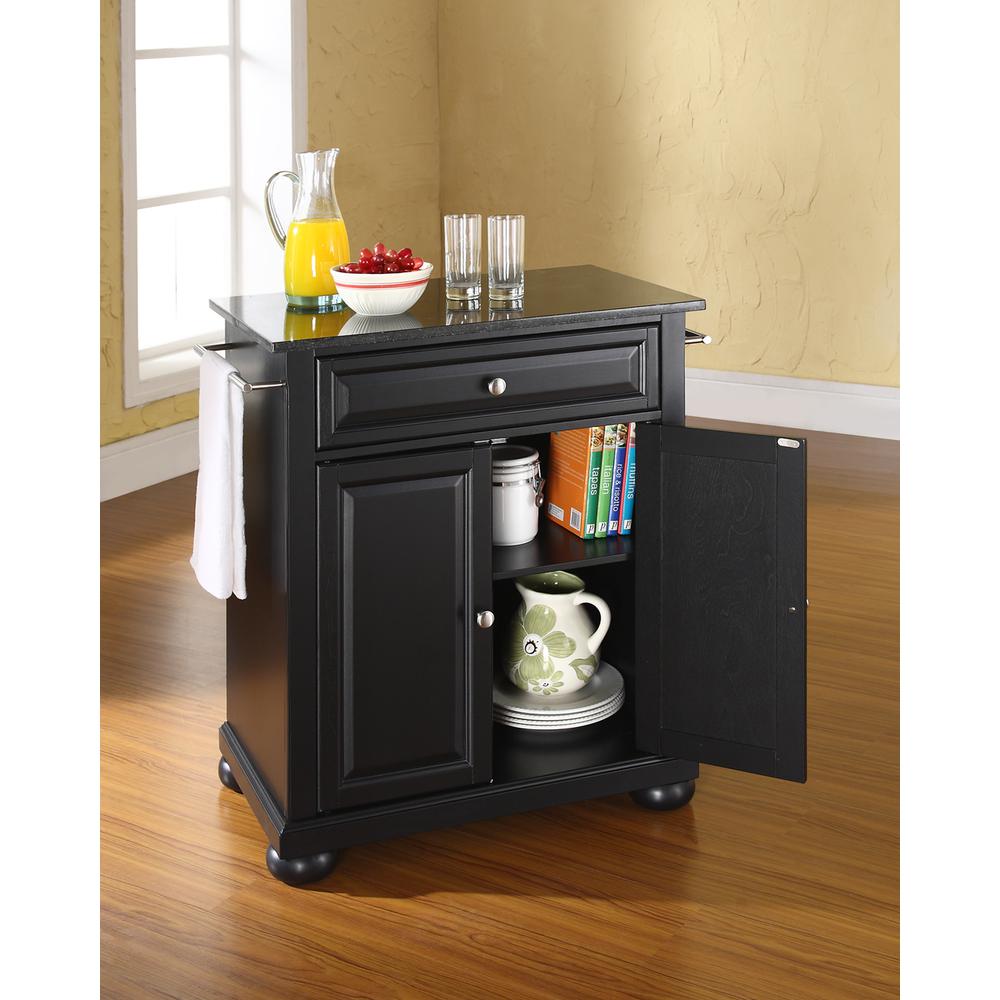 Alexandria Granite Top Portable Kitchen Island/Cart. Picture 3