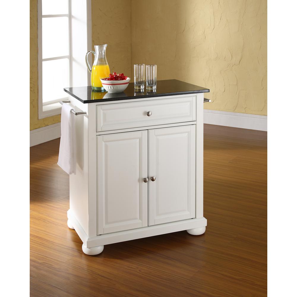 Alexandria Granite Top Portable Kitchen Island/Cart. Picture 2