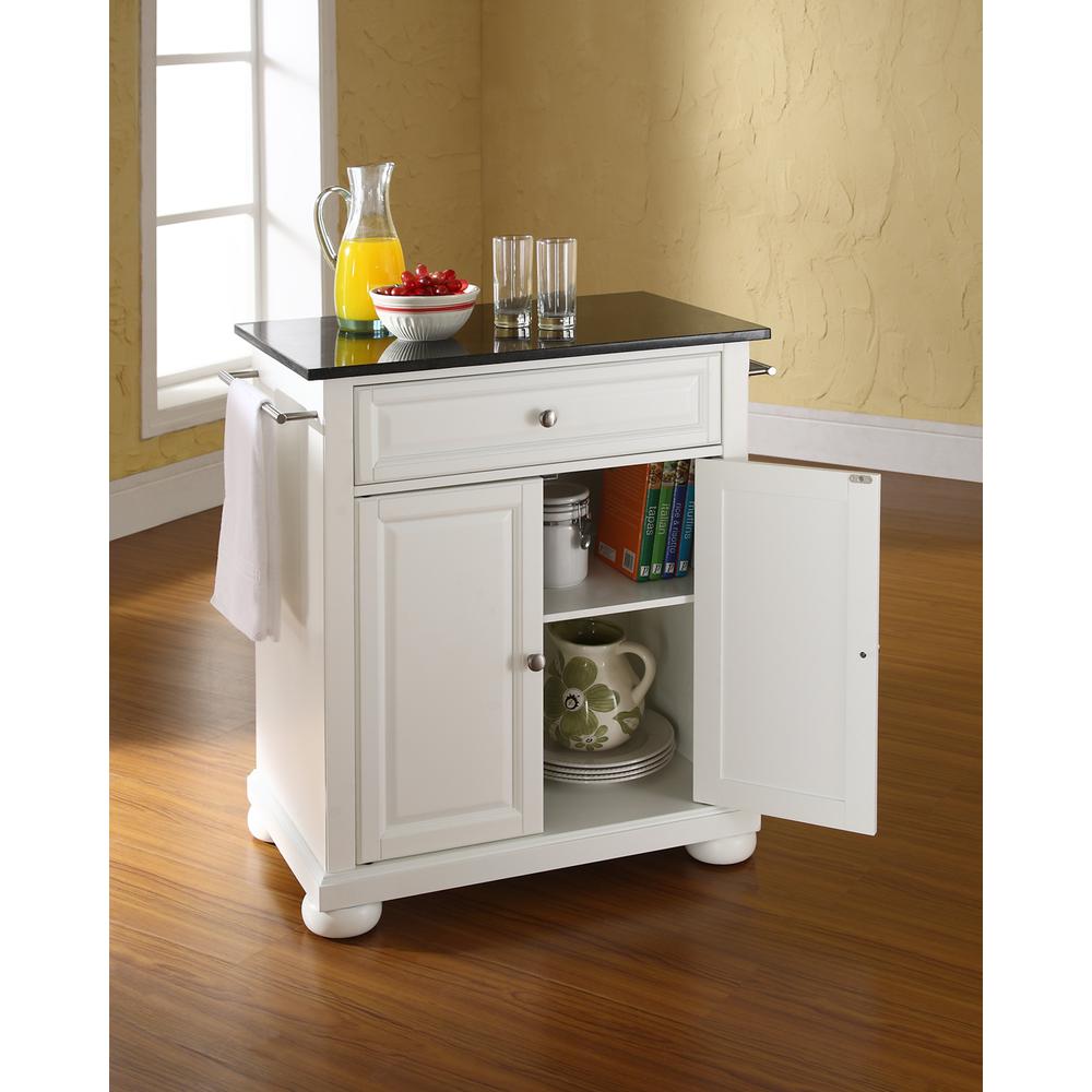 Alexandria Granite Top Portable Kitchen Island/Cart. Picture 3