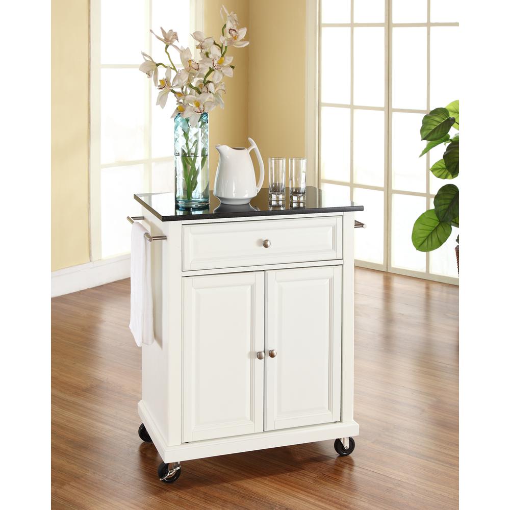 Compact Granite Top Kitchen Cart. Picture 2