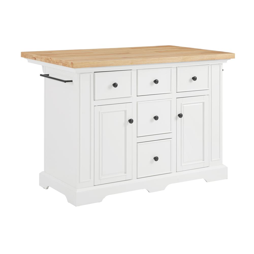 Julia Wood Top Kitchen Island. Picture 1