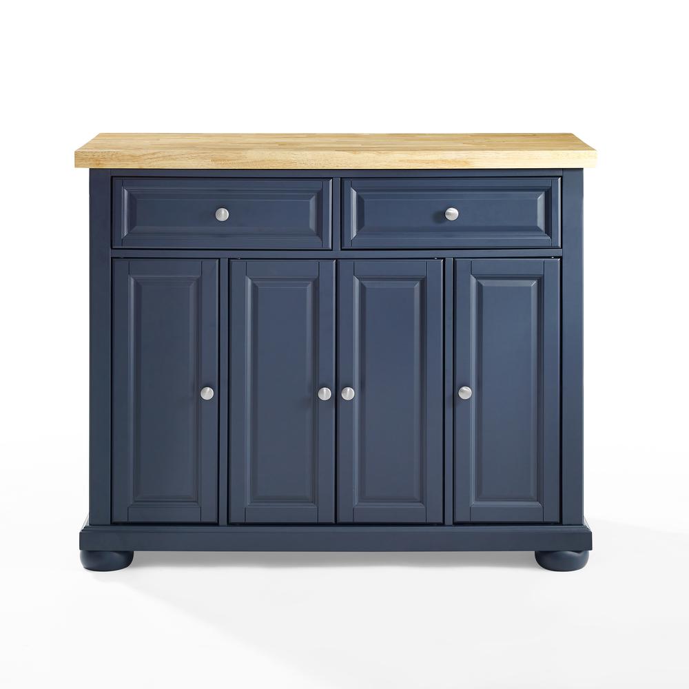 Madison Kitchen Island Navy. Picture 9