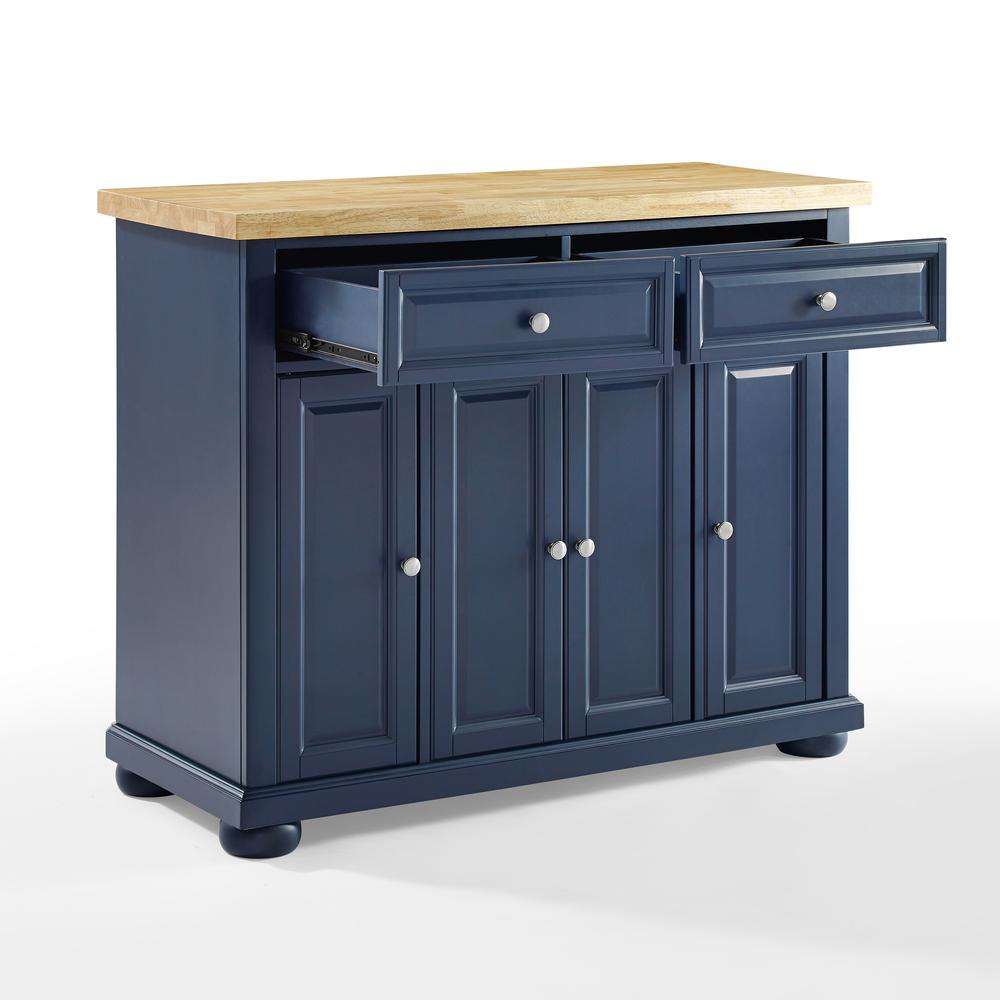 Madison Kitchen Island Navy. Picture 12