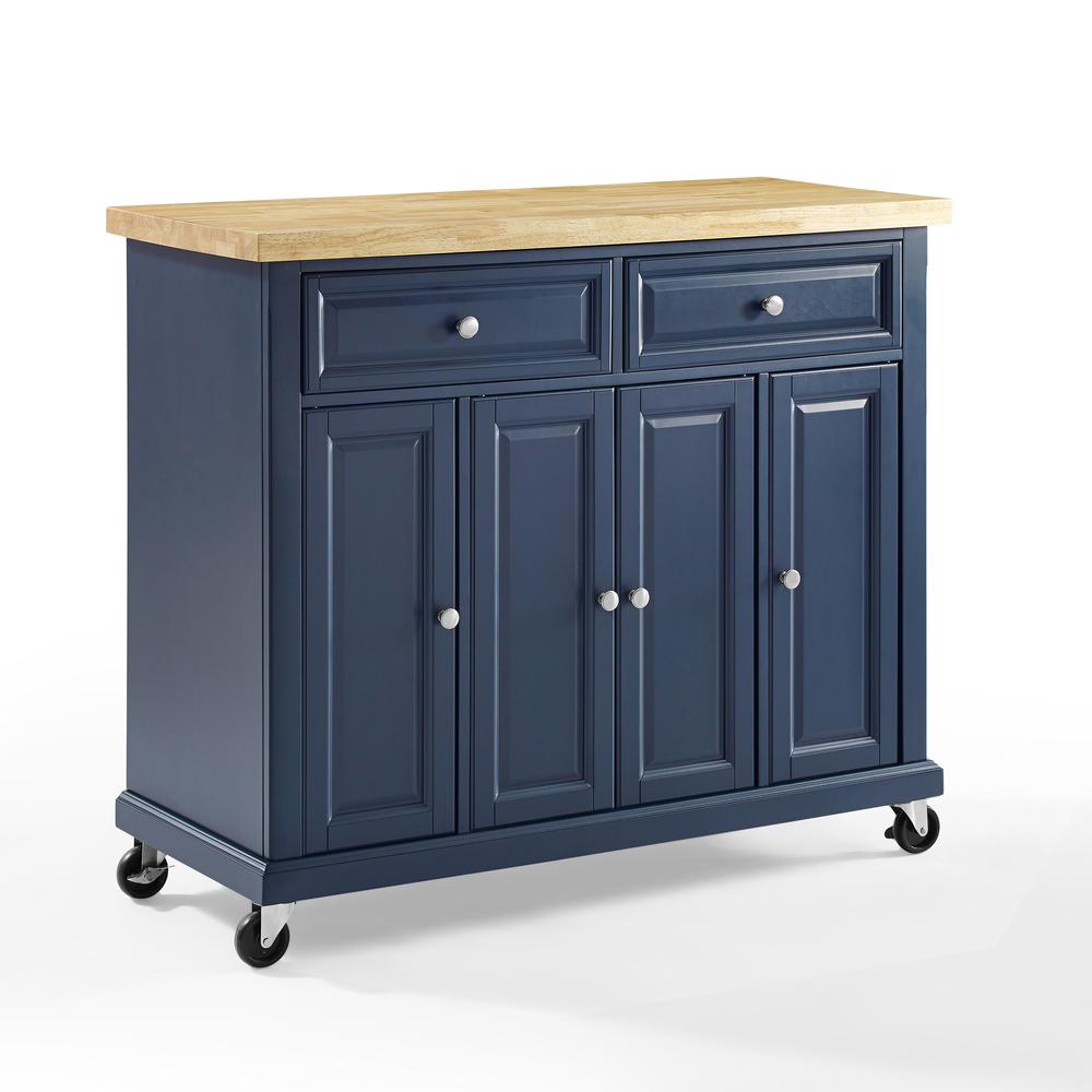 Madison Kitchen Cart Navy. Picture 2