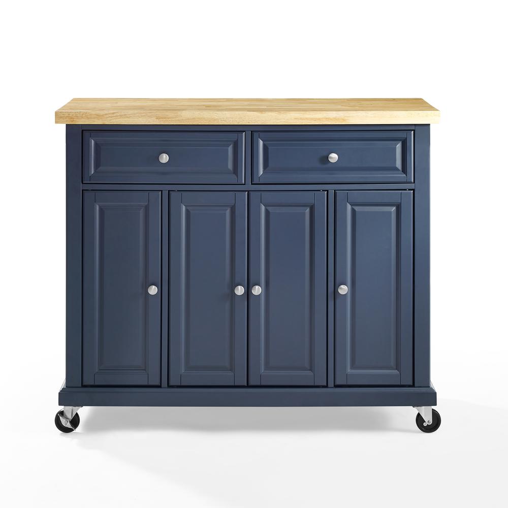 Madison Kitchen Cart Navy. Picture 7