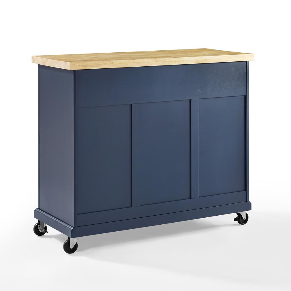 Madison Kitchen Cart Navy. Picture 8