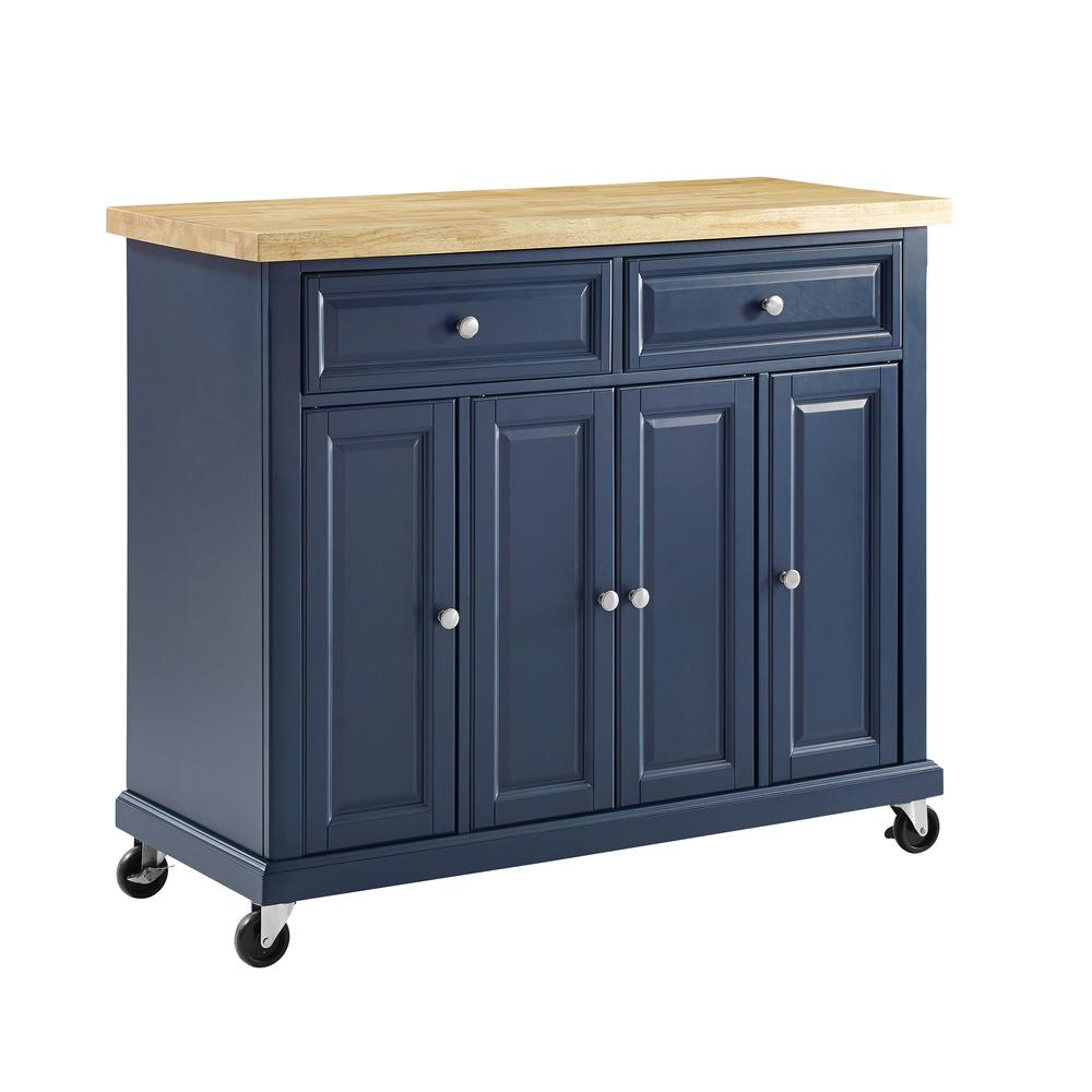 Madison Kitchen Cart Navy. Picture 9