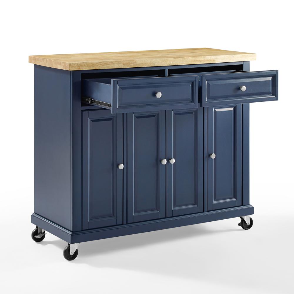 Madison Kitchen Cart Navy. Picture 10