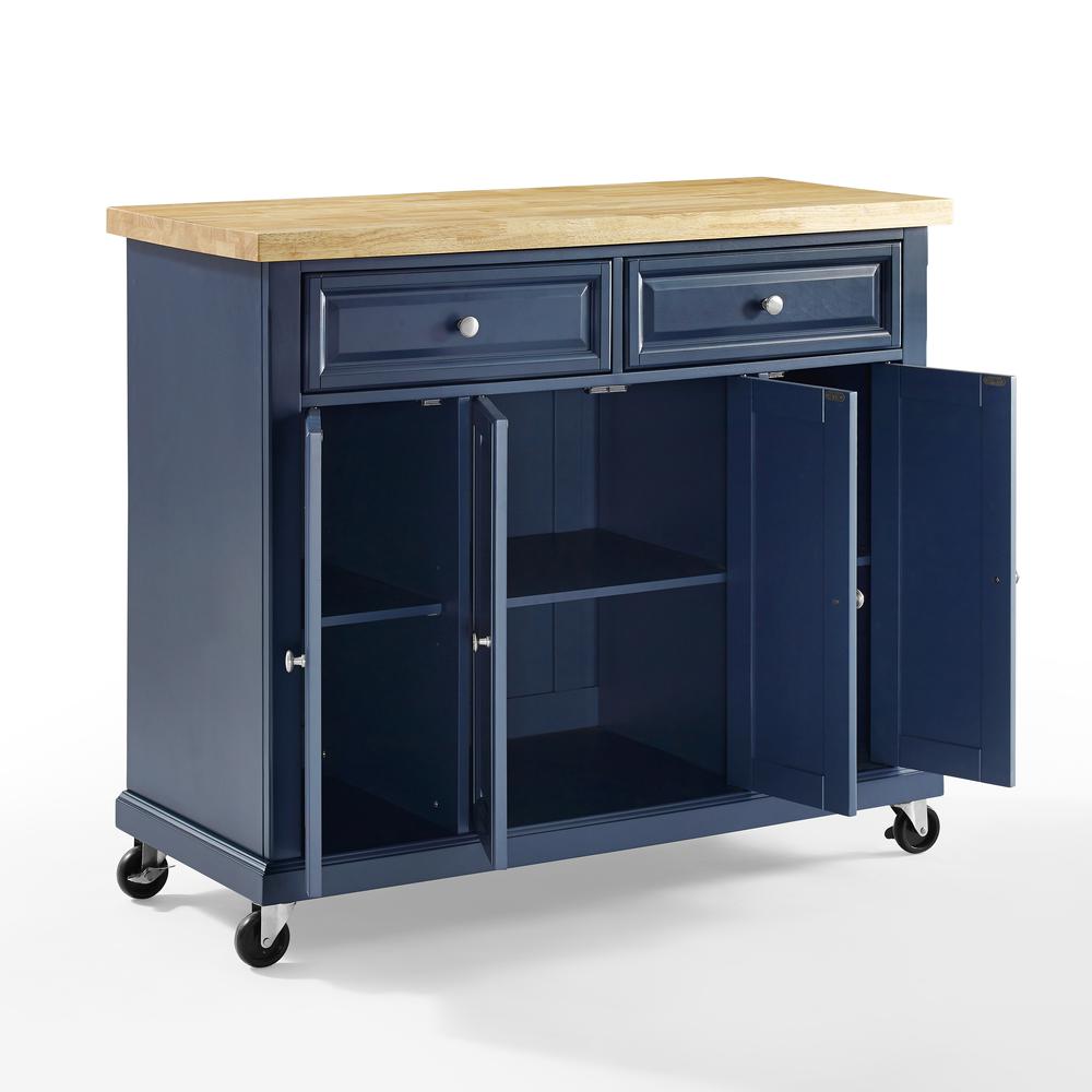 Madison Kitchen Cart Navy. Picture 11