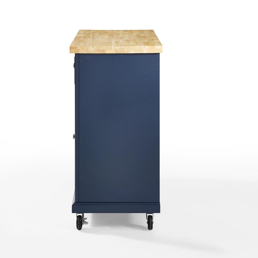 Madison Kitchen Cart Navy. Picture 12
