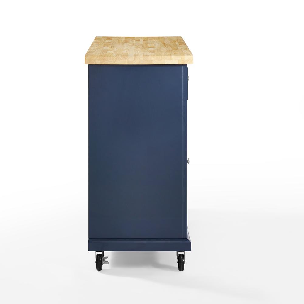 Madison Kitchen Cart Navy. Picture 13