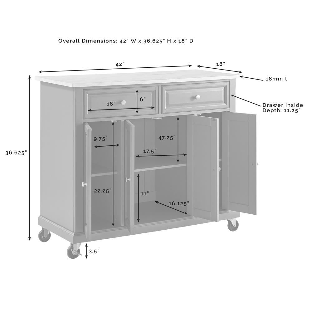 Avery Kitchen Cart. Picture 13