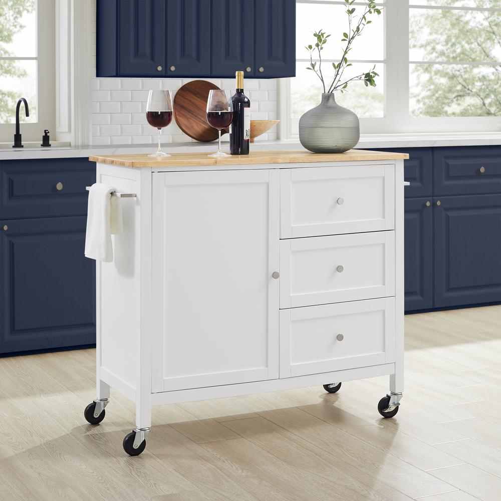 Soren Wood Top Kitchen Island/Cart. Picture 3