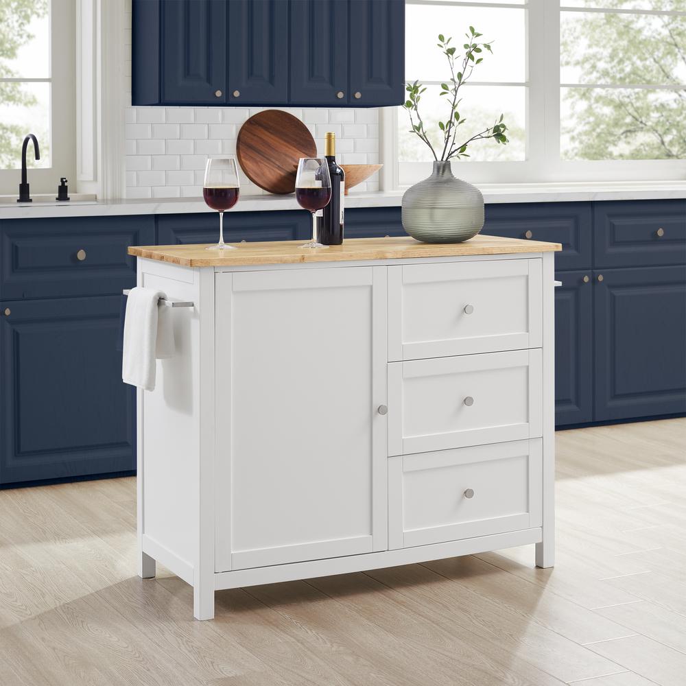 Soren Wood Top Kitchen Island/Cart. Picture 6