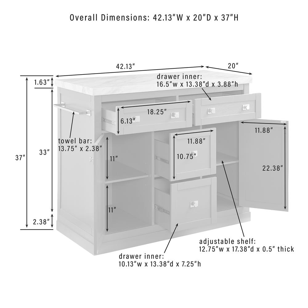 Claire Kitchen Island. Picture 14