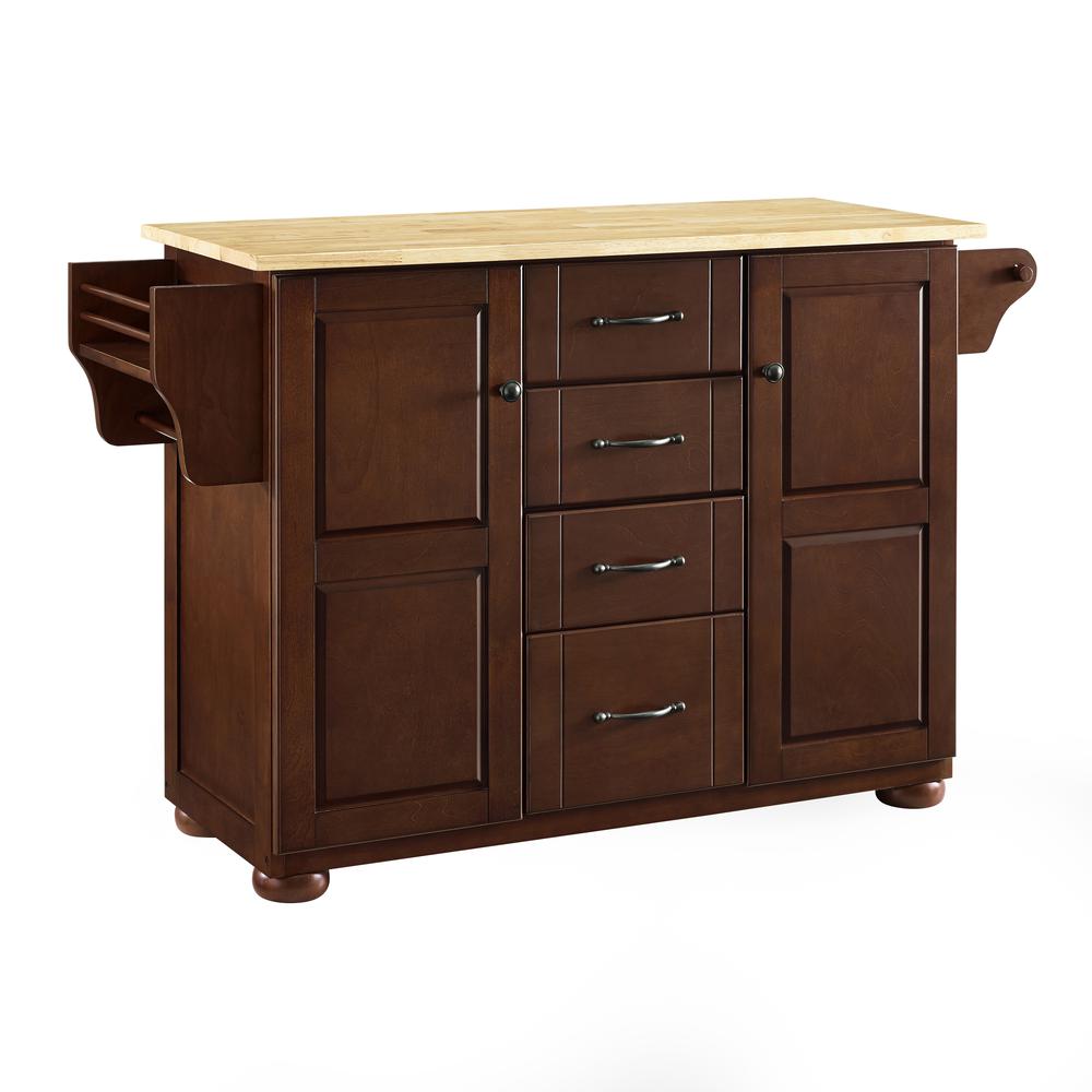 Eleanor Wood Top Kitchen Island. Picture 1