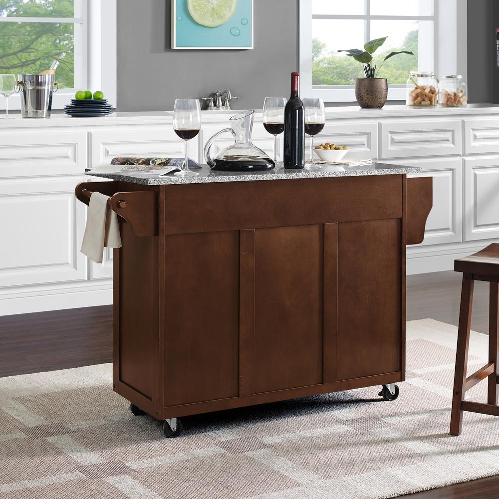 Eleanor Granite Top Kitchen Cart. Picture 5