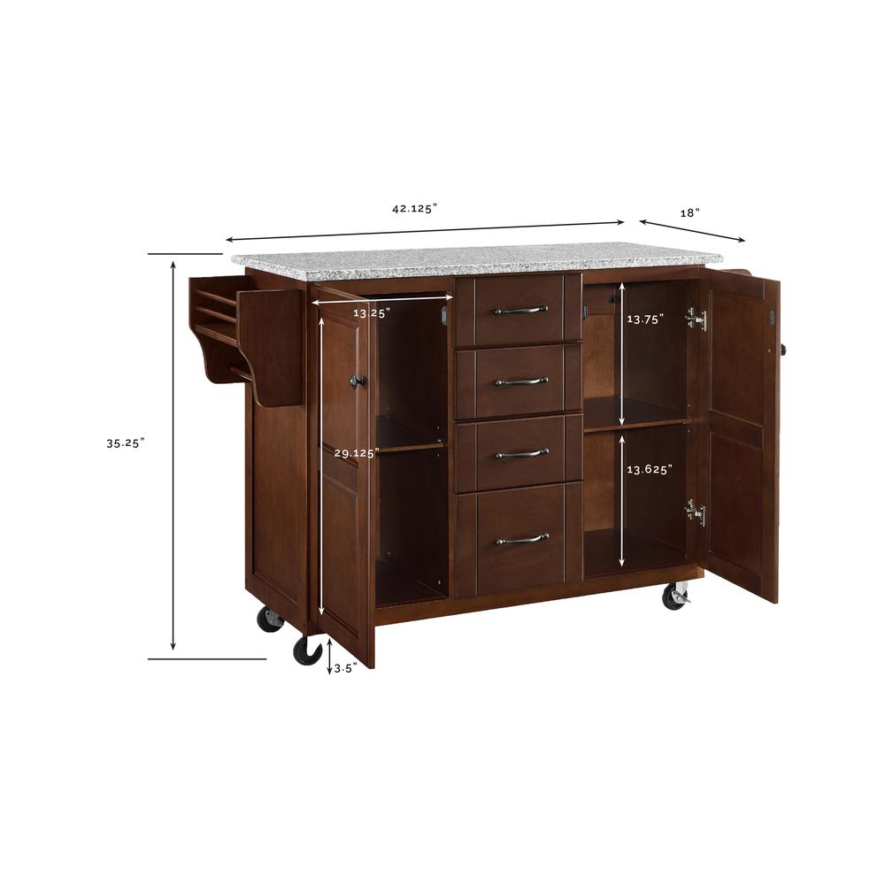 Eleanor Granite Top Kitchen Cart. Picture 26
