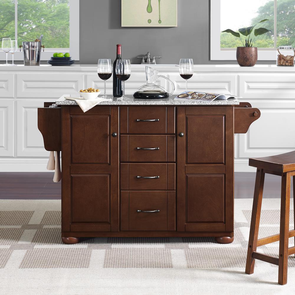 Eleanor Granite Top Kitchen Cart. Picture 7