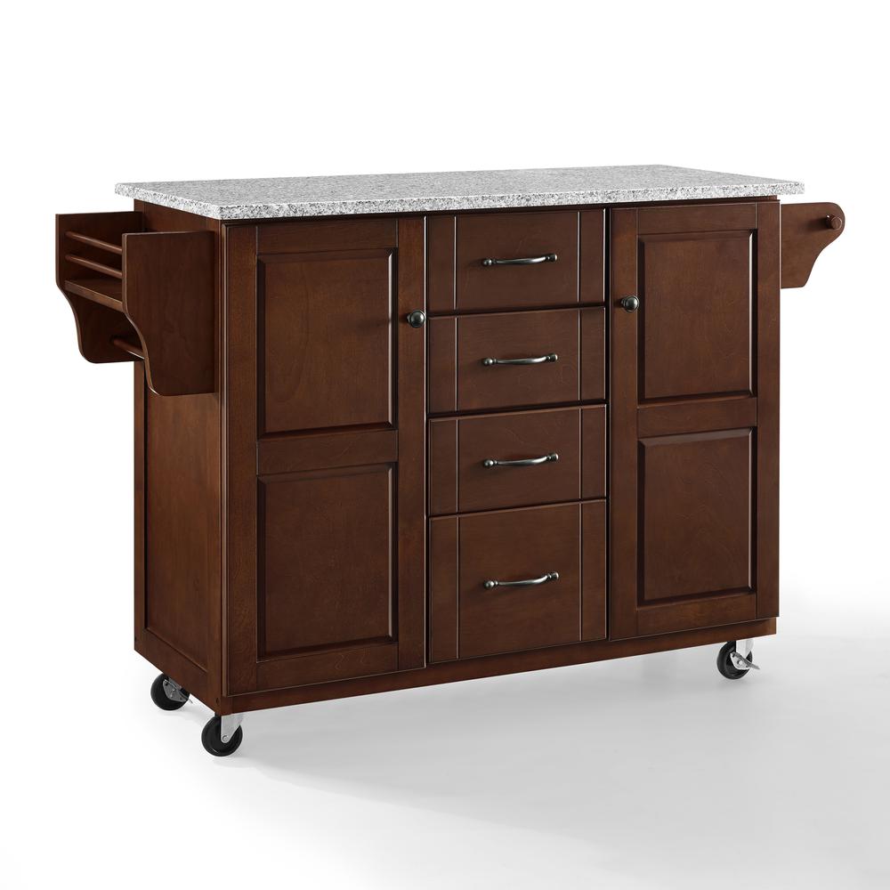 Eleanor Granite Top Kitchen Cart. Picture 1